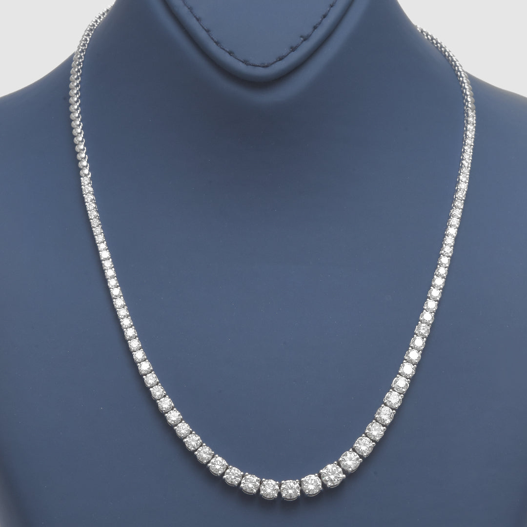 Graduated Tennis Necklace