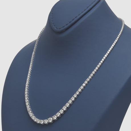 Graduated Tennis Necklace